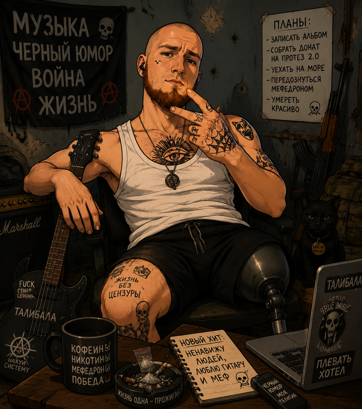 Ненавижу людей, люблю гитару